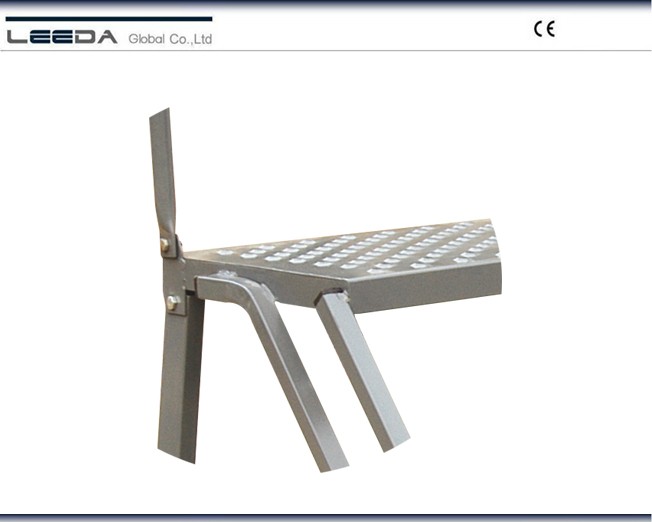 5 Step Heavy Duty Industrial Steel Rolling Ladder 160kg Capacity US Type